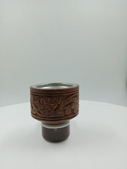 WOODEN AROMA OIL BURNER