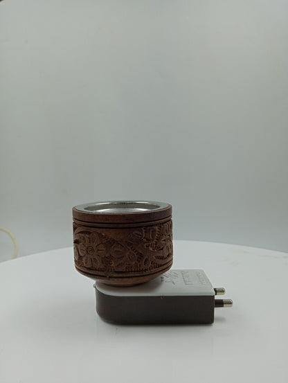 WOODEN AROMA OIL BURNER