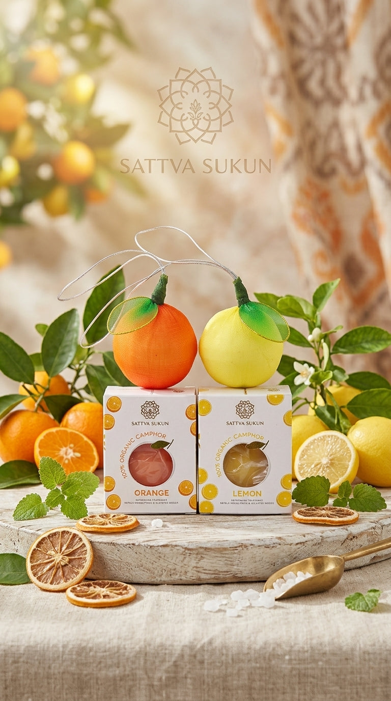 LEMON AND ORANGE CAMPHOR FRESHNER