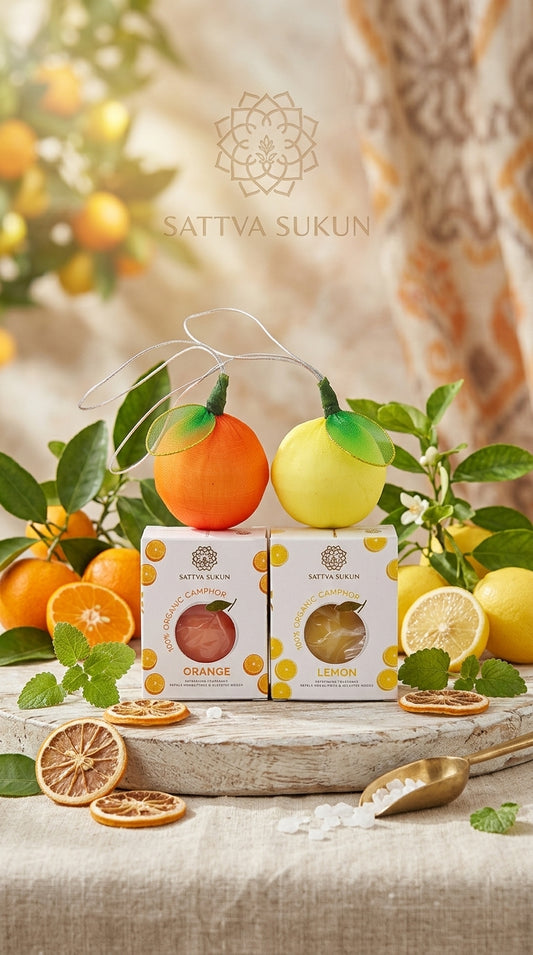 LEMON AND ORANGE CAMPHOR FRESHNER